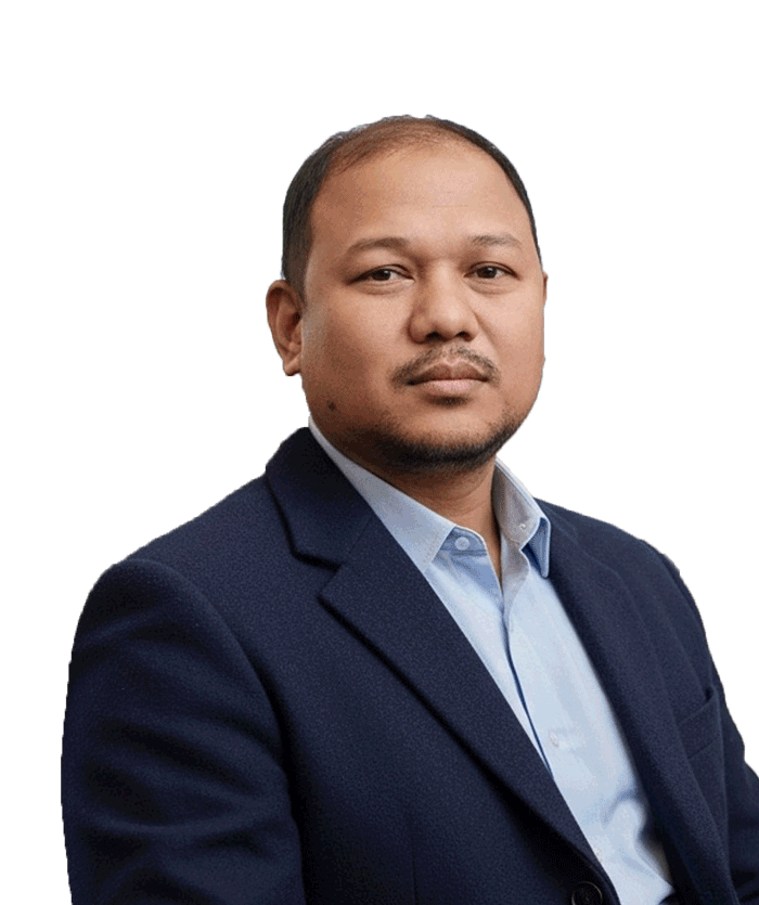 Counselor guiding students